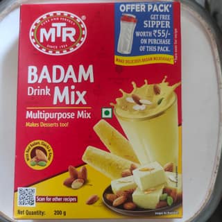 MTR Badam Drink Mix - Real Badam, Elaichi