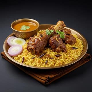 Mutton Ghee Roast Mandi