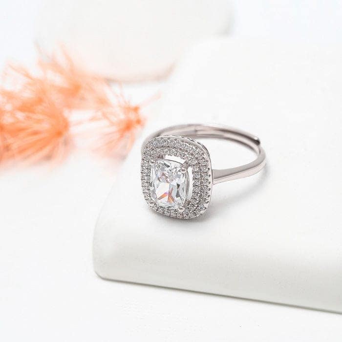 Silver Sparkle Ring view 3