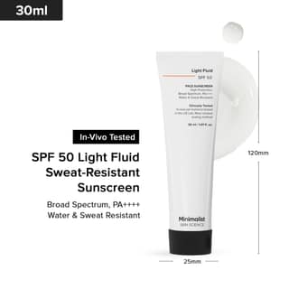 Minimalist SPF 50 Light Fluid Sunscreen - 30 ml
