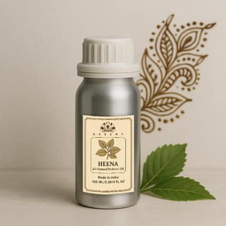 Essent Heena Unisex Roll-On Attar 3.38 fl. oz. (100 ml) | Long-Lasting Natural Fragrance | Alcohol-Free Perfume Oil