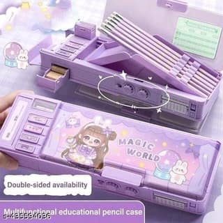 Multifunctional Educational Pencil compass box