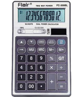Flair Fc - 309Bl Fc - 309Bl Basic Calculator (12 Digit)