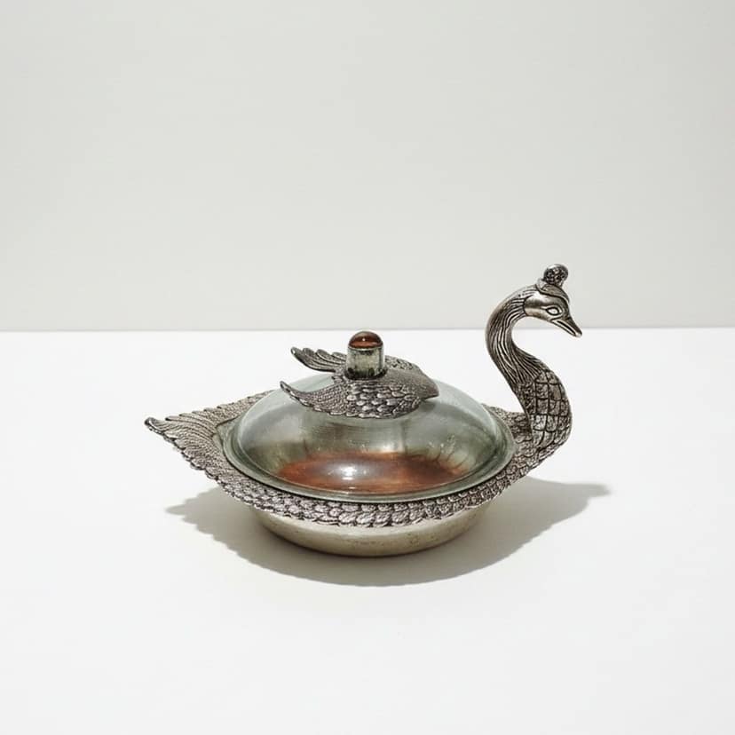 Aluminum Showpiece Sisha Chiriya Statue (ASMAS010)