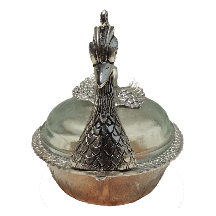 Aluminum Showpiece Sisha Chiriya Statue (ASMAS010) view 3
