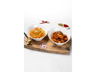 SCHEZWAN FRIED RICE- CHILLY PANNER DRY