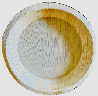 100% Natural Areca Leaf Plates 8 inch | Disposable and Biodegradable | Eco-Friendly Dinnerware | 100 Pieces