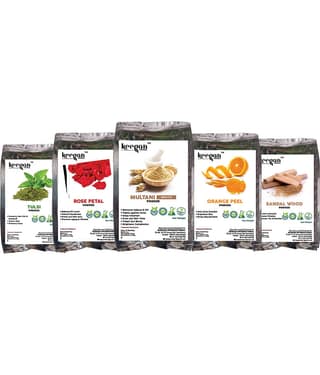 Keegan - Skin Brightening Facial Kit For All Skin Type ( Pack of 5 )