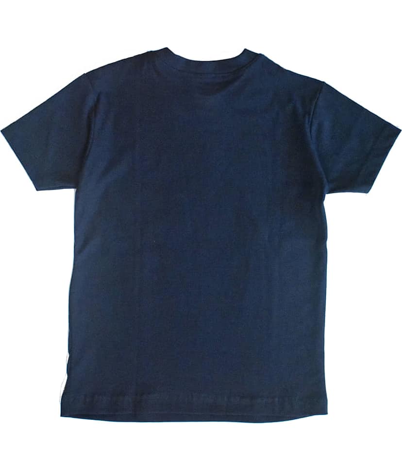 ETCHED DESIGN Pack of 1 Boys Cotton T-Shirt ( Navy Blue ) view 2