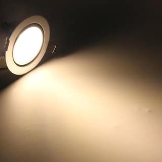 SNAP LIGHT LED Downlight 3w, Color of Fixture- White, Color of LED Warm White Pack of 1