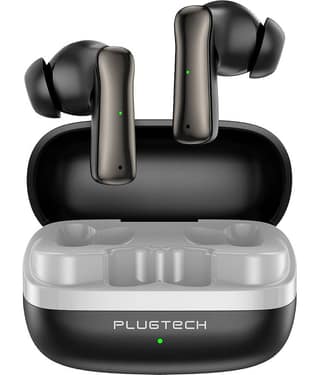 Plugtech GoPods G3 Wireless Bluetooth TWS Earbuds | 13mm Bass Sound | Type-C Charging | 4–5H Playtime | 30H Standby | Smart Touch Controls