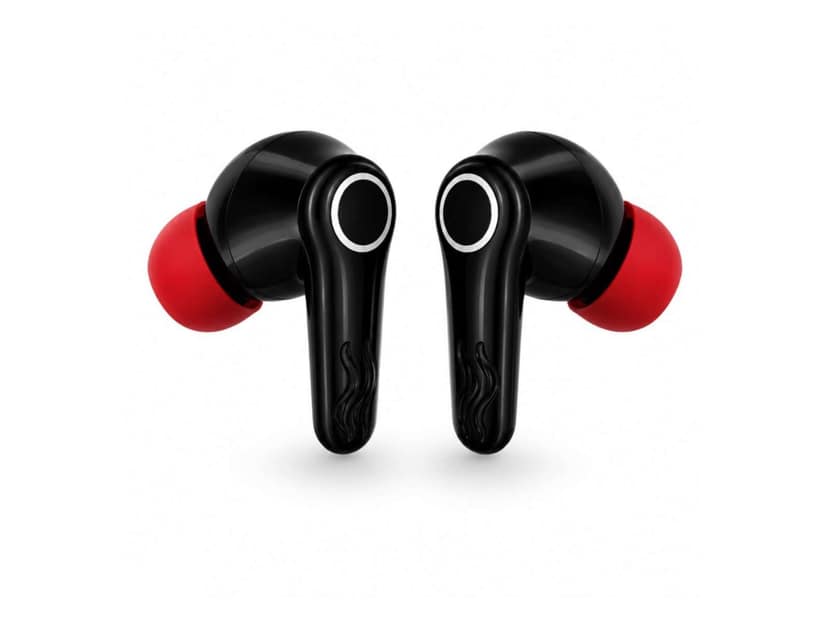 OlivLife NERO True Wireless Earbuds, Bluetooth 6.0 in-Ear Headphones with ENC Mic, 14H Playtime, Deep Bass, Premium Sound, Type-C Fast Charging Case - Red view 2