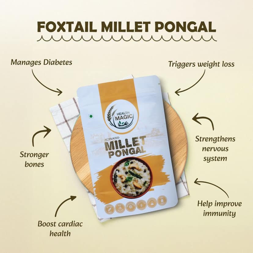 Health Magic Foxtail Millet Pongal Mix - Healthy & Delicious! view 5