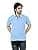 Men Polo Collar Neck Casual T-Shirt
