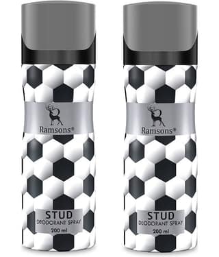 Ramsons - STUD Deodorant Spray for Men 200ml each ( Pack of 2 )