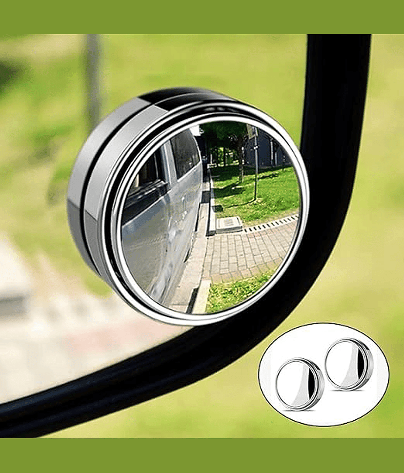 Universal Side Mirror Visor Transparent Set of 2 view 2
