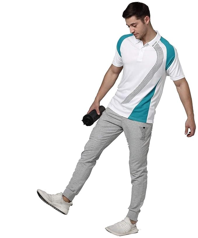 Bepro Men's Printed Polo Neck Half Sleeve Collar T-Shirt view 5