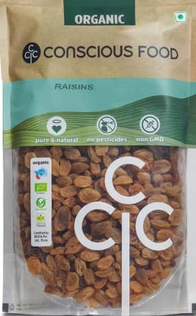 Conscious Food Raisin 500g Organic