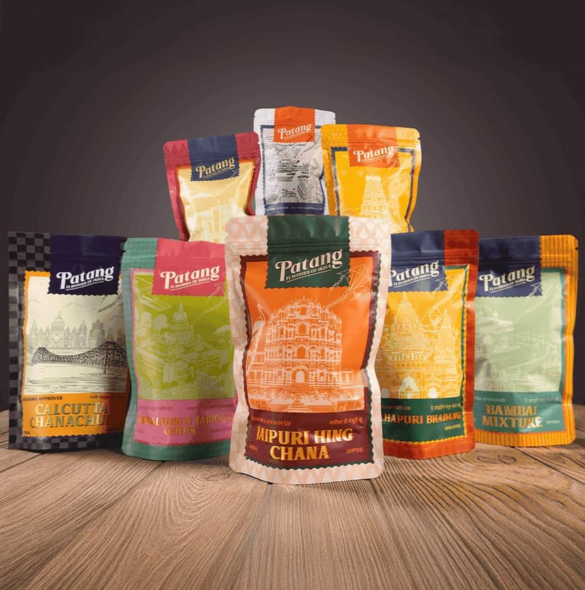 Patang Udaan Hindustan Ki Patang Dabba (1200g) | 8 Iconic Regional Flavours | Premium Assorted Snack Box