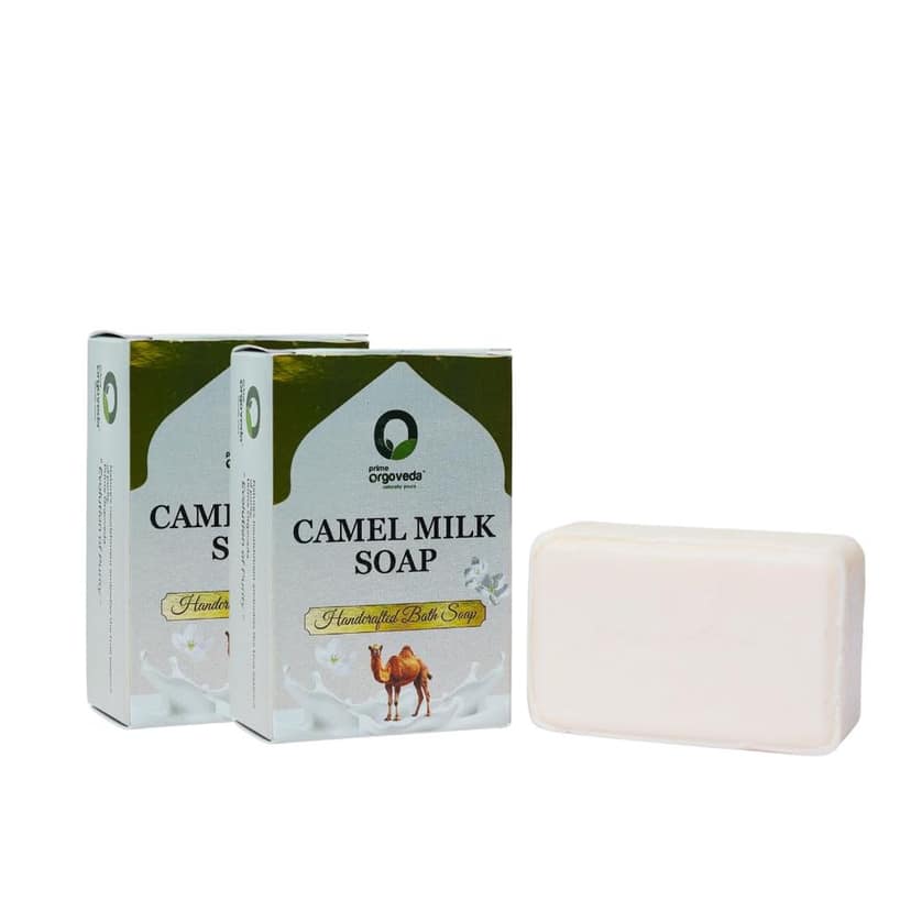 Camel Milk Soap (Pack of 2) | 125g Natural Handmade Milk Soap | Deep Moisturizing & Skin Nourishing | Gentle Herbal Bath Soap | Chemical-Free Body Soap