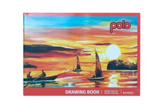 polo A4 Drawing Book Pack of 2 | 64 Premium Pages Each | Smooth, Premier-Quality Paper for Sketching & Coloring | Ideal for Kids, Students & Artists