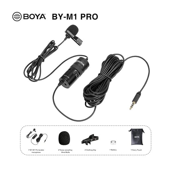 Boya BY-M1 Pro Universal Lavalier Microphone view 5