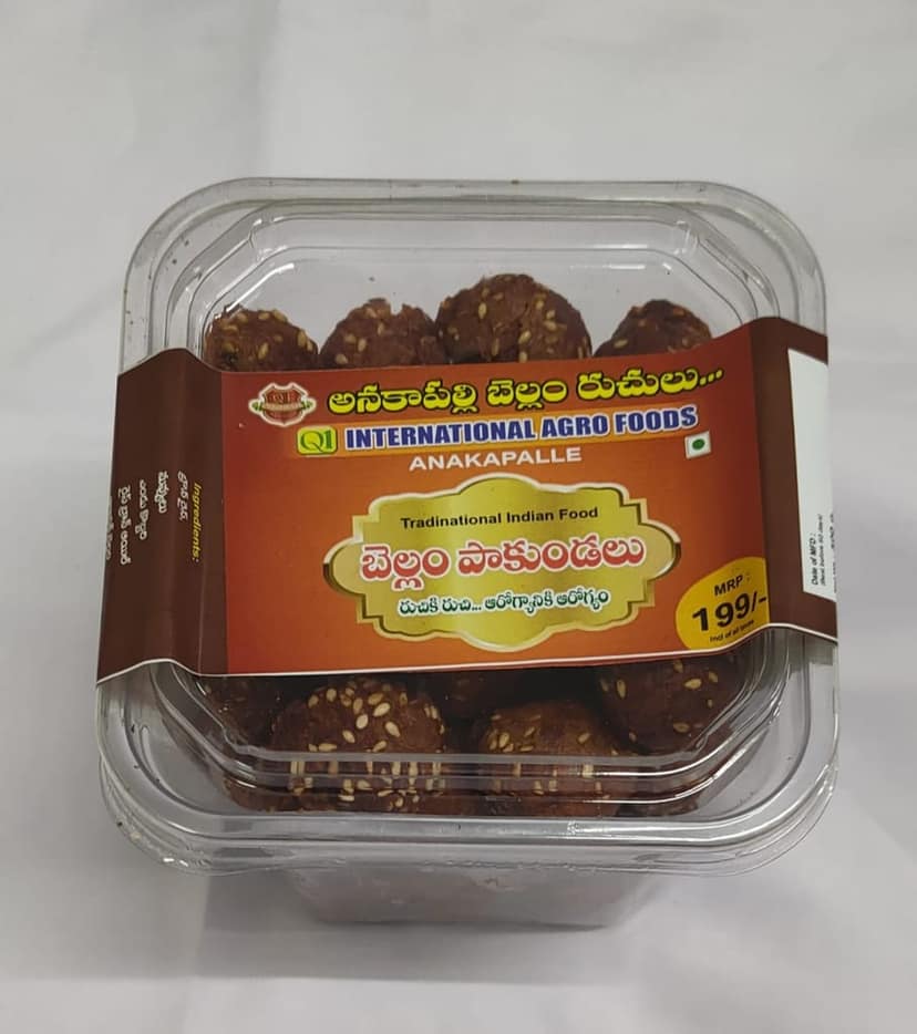 Anakapalle Bellam Pakundalu - Traditional Indian Food - 500g view 3