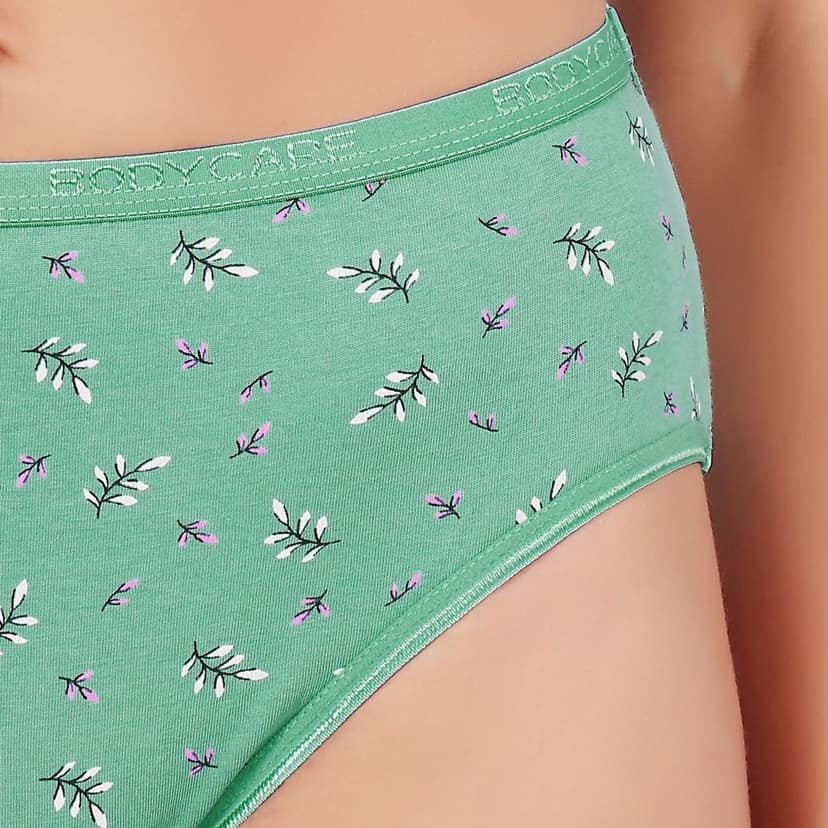 Bodycare Women's Assorted Prints Combed Cotton Bra & Panty Set 6450C view 7
