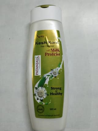 Patanjali kesh kanti milk protein strong and healthy hair shampoo