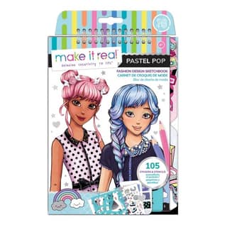 Make It Real- Fashion Design Sketchbook: Pastel Pop!