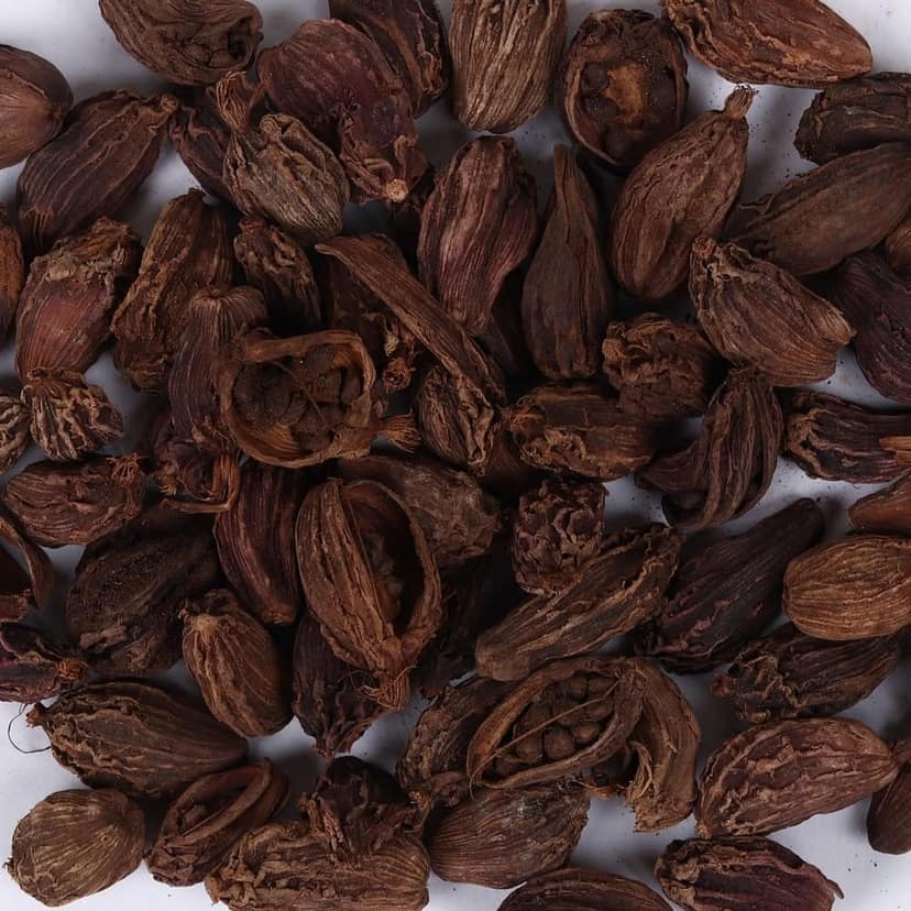 Rural Roots Black Cardamom 50g | Authentic Badi Elaichi | Smoky Flavor Spice | Handpicked Whole Pods | Natural Aromatic Masala | Fresh & Pure view 4