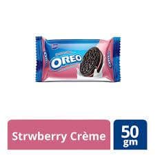 Cadbury Oreo Strawberry Creme Biscuit, 50G