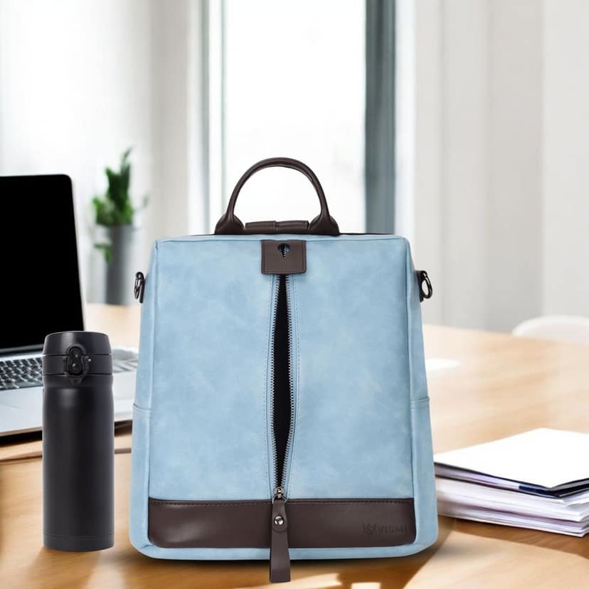 VISMIINTREND Women Backpack for Office Use Upto 13 Inch Laptop | Stylish Backpack Bag | Travel | School | College | Office Use | Anti Theft Convertible Backpack