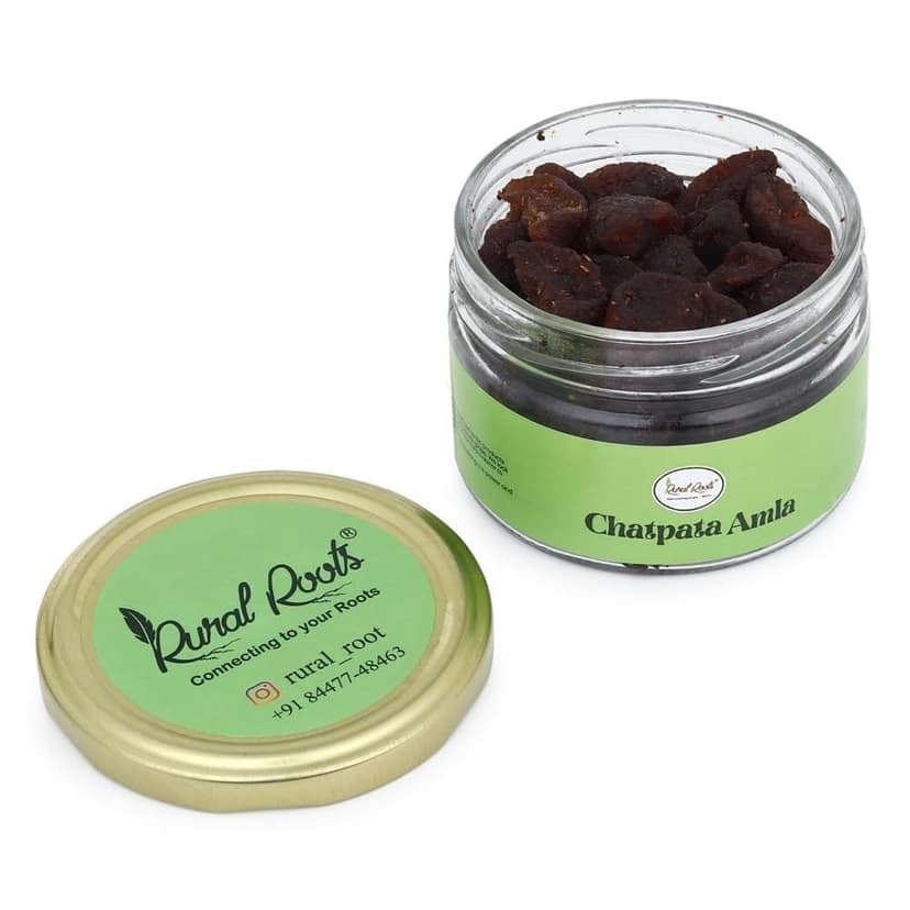 Rural Roots Chatpata Amla Candy 150g | Tangy Indian Gooseberry Treat | Vitamin C Rich Mouth Freshener | Digestive & Immunity Booster view 3