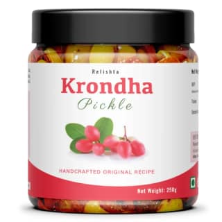 Relishta Karonda Pickle Handcrafted Home Style Pickle Authentic North Indian Taste 250 g