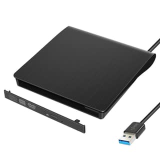 External DVD Drive Case Enclosure USB 3.0/2.0 for Laptop & Desktop (DVD Drive not included)