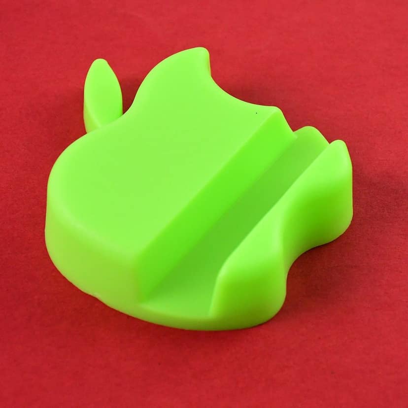 Apple-Shaped Plastic Mobile Phone Holder (3 Pc & mix color) view 5