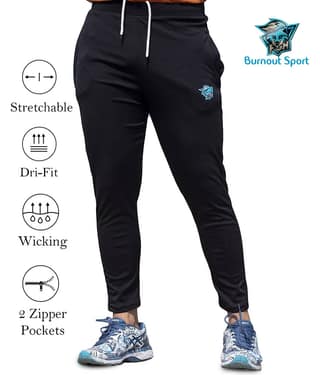 BURNOUT SPORT Polyester Black Crossbar L