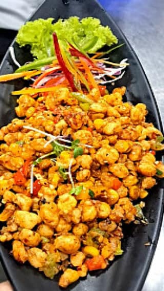 Crispy corn pepper