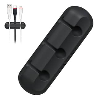 Portronics Griplet 3 Soft Silicone Rubber, Strong Adhesive, Light Weight, Best for Flat Surface