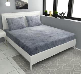 Wrinkle Free Microfiber Sheet Set - Soft and Breathable Bedding Set with Deep Pockets - Queen Size, Grey
