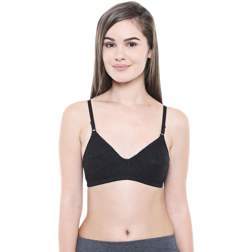 Bodycare Women Cotton Full Coverage Non Padded Regular Bra Pack - 2 E5509BS view 2