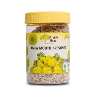 Aruvi Eco Amla Mouth Freshener - 100% Natural Dried Amla, Farm-Fresh, No Additives, 60g