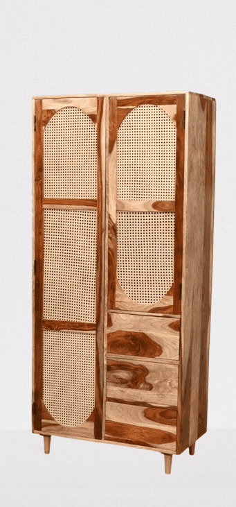 Jamani art craft; Sheesham Wood Wardrobe for living room , badroom , hotel