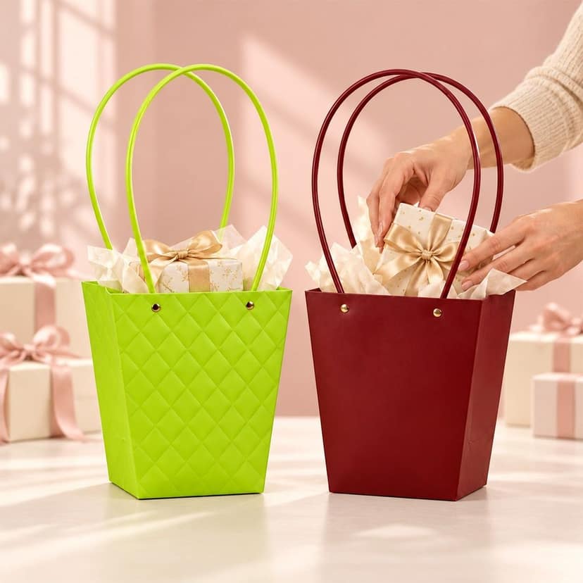 Large Gift Hamper Bag with Handles for Diwali, Wedding and Festive Gifts (1 Pc)