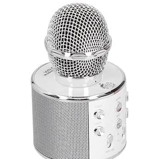 Toyshine Rechargeable Wireless Bluetooth Karaoke Microphone for Kids | Portable Singing Mic with Built-in Speaker | Voice Effects | Velocious Bluetooth Karaoke Microphone with Speaker,