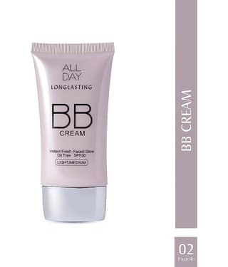 Glam 21 BB Cream Longlasting Oil Free Sun Protection Formula Non Greasy Creamy Texture 40g Shade-A02