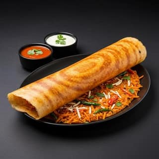 Cheese Schezwan Podi Dosa