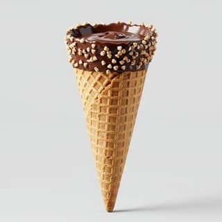 Chocolate Dipped Waffle Cone