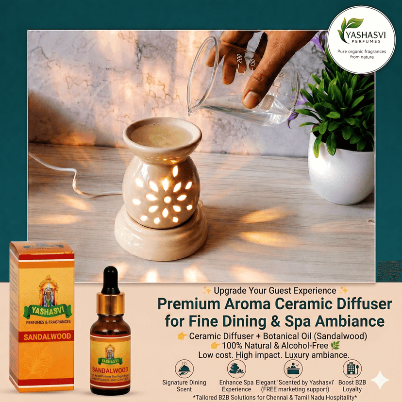 Yashasvi Premium Ceramic Electric Diffuser (with Free 3ML Oil) view 3